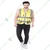 Payuh Jumbo 120 GSM 2" Hi-Vis Safety Jacket With Zipper - Colour: Yellow(Pack-1 Pcs)