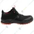 Safety Jogger MODULO Vegan Safety Sneaker, SJ Footbed, Nano Carbon 200J Toe Cap, Black & Red(Size-5)