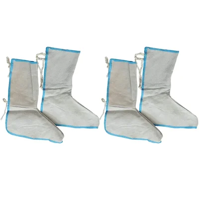 MM 40 cm Long Leather Safety Leg Guard(Pack-2)