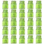 Reflective Green Safety Jacket Pack of 25 With 1 Inch Reflector, 50 GSM