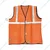 Reflective Orange Safety Jacket Pack of 25 With 1 Inch Reflector, 50 GSM