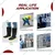 Payuh 12 Inch Dual Density PVC Gumboot With Inner Lining, Rubber Toe (Colour : Black & Yellow)(Size-6)