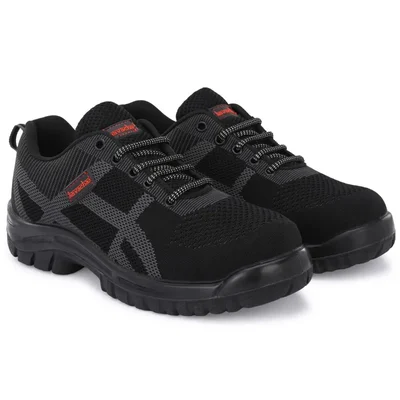 KAVACHA Air S211 Knitted Upper & PU Sole Steel Toe Safety Shoe With Memory Foam Comfort (Size-6)