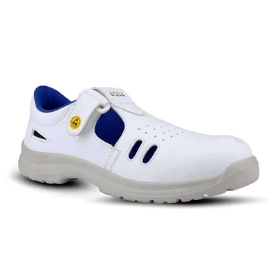 Euro Security Aqua Sandal Safety Shoe, Micro Fiber Washable Upper, 200J Steel Toe, ESD Footwear(Size-7)