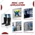 Payuh 12 Inch Dual Density PVC Gumboot With Inner Lining, Rubber Toe (Colour : Black)(Size-6)