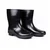 Hillson Don Black 13 Inch Industrial Safety Gumboots For Mens, Low Abrasion PVC Outsole(Size-5)