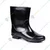 Hillson Don Black 13 Inch Industrial Safety Gumboots For Mens, Low Abrasion PVC Outsole(Size-5)