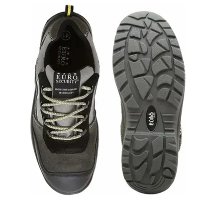 Euro Energy Safety Shoe With With 3D Mesh Lining, Suede Leather Upper and 200J Stainless Steel Toe Cap(Size-6)