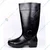 Hillson Mens Century Black 15 Inch Safety Gumboots, Dual Density & Low Abrasion PVC Outsole(Size-6)