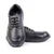 Hillson U4 Safety Shoe, Low Ankle & Genuine Black Split Leather Upper In Barton Print(Size-7)