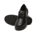 Agarson PVC Moulded Safety Shoe With Steel Toe, Colour : Black