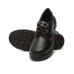 Agarson PVC Moulded Safety Shoe With Steel Toe, Colour : Black(Size-6)