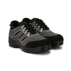 Graphene R 502 Pure Leather Safety Shoe, Steel Toe Cap & PU Sole(Size-6)