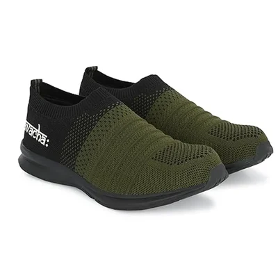 Kavacha S218 Safety Shoe, Steel Toe With Knitted Fabric & TPR Phylon Sole(Size-9)