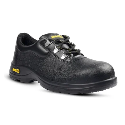 Eurock Urban Safety Shoe, Grain Leather Upper, Comfortable Footbed, Anti-Skid Sole, Anti-Static, Heat, Water & Oil Resistant(Size-6)