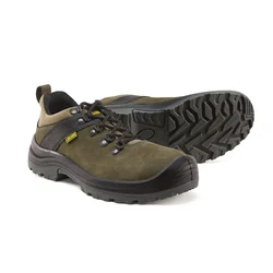 Jama JR024 Safety Shoe With Water & Oil Resistant Nubuck Leather Upper,200J Steel Toe Cap, Anti-Static(Size-6)
