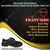 Heavy Duty Pack of 24 Industrial Leather Safety Shoe With Steel Toe Cap - 1 Carton(Size-7)