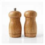 Wooden 6 inch Salt and Pepper Case ( Set of 2 )