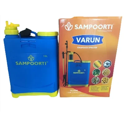 Sampoorti 16L Knapsack Manual Sprayer for Agriculture, Garden, Pest Control, Fertilizer & Water Spraying Applications