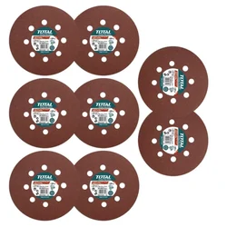 Total 150 mm Sanding Sheet For Random Orbital Sander (TAC731501)-Pack of 10 (50 pcs)