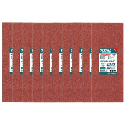 Total 90x231mm Sanding Sheet Set (TAC749241-1)-Pack of 15