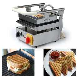 Volterson 3 Step 2 Slice SS Electric Sandwich Griller With Spring. 11 X11 inch Plate Size