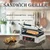 Akasa SG 14 Electric Sandwich Griller 2 Jumbo Sandwich, 3000W