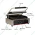 Electric Sandwich Griller with Both Grooved, 2200 Watt