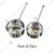  Mira Steel ( Pack of 2 ) 7 x 4 inch Saucepan ( Model No - SPN07) With Stainless steel Body