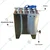 Commercial Gas Operated Single Burner 8 Tube Egg-Chicken Sausage Roll/Hot Dog Maker with Free Accessories, Aluminium Body