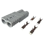 E-Trendo Anderson 50A 600V DC Power Connector for Battery & EV | Silver-Plated Lugs & Polycarbonate Housing SB50