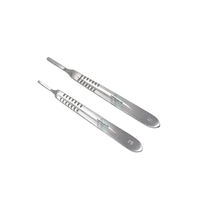 Forgesy Stainless Steel No. 3 and No. 4 Surgical Blade Holders Ergonomic Corrosion-Resistant