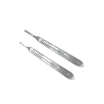 Forgesy Stainless Steel No. 3 and No. 4 Surgical Blade Holders Ergonomic Corrosion-Resistant