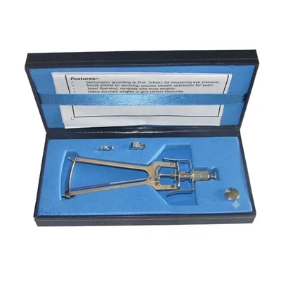 Labgo Intraocular Eye Pressure Measuring Tonometer Chrome Plated Jewel Operated Schiotz 1