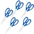 Wadfow pack of 5 scissors 210mm(8") inch (WSX1602)