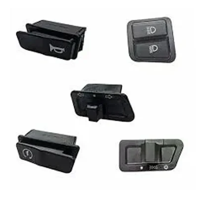 Scooter Modular Switch Set (Self/Indicator/Horn/Dipper/Headlight) - 5 Pcs for Electric Scooters & Bikes