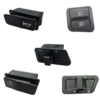 Scooter Modular Switch Set for Indicator, Horn, Dipper & Headlight – Compatible with Activa, Access & Electric Scooty