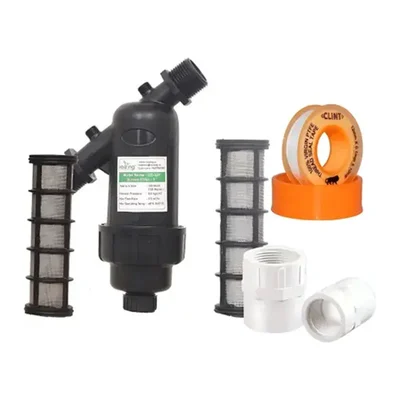 Premium Quality 1 Inch Screen Filter With Two UPVC FTA and One Extra Screen Element With 120 Mesh