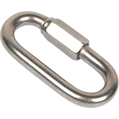 10 mm SS 304 Screw Connecting Link Rigging Chain Connector Quick Hex Nut Lock