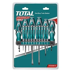 Total 18 Pcs screwdriver and precision screwdriver set (THT250618)