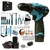 Thor 10mm 12V Cordless Screwdriver-Drill With Battery-Charger & Full Accessories Set Suitable for Woodworking, Electrical Work & DIY Projects
