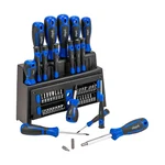 SCHEPPACH 50 Piece Screwdriver Set with Bits, Durable, Magnetic Tips & Ergonomic Handles (Sch-7050B)