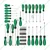 ROCKFORCE 61 Pieces Screwdriver Set with Bits, Chrome Vanadium Steel, Magnetic Tips, Versatile Kit (RF-7061)