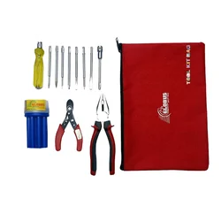 Globus Hand Tools Set of 9 Pcs Screwdriver, 8 Inch Combination Plier and 5 Inch Wire Stripper (812)