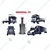 Heavy Duty 10 Ton Capacity Mechanical Screw Jack For Auto, E Rickshaw, Tata ACE,Empty Truck etc - 345 mm Max. Lifting Height