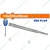 Wadfow SDS Plus Flat Chisel 14x20x250 mm Chrome Vanadium Steel for Rotary Hammers and Concrete Chiselling (WGZ1202)