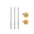 Ingco 8x160 mm SDS Plus Hammer Drill Bit (DBH1210802) - Pack of 3 pcs
