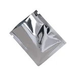 1000 Pcs 500 gm, 7x9 Inch Silver 3-Side Sealed Pouch with Tear Notch