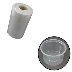 100m, 123mm Width Plastic Sealing Roll for Cup, Glass Round Container Sealing