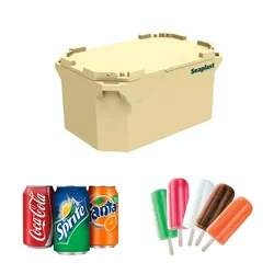 Seaplast Rotational Moulded Double Wall Insulated Bin, 100 Litre